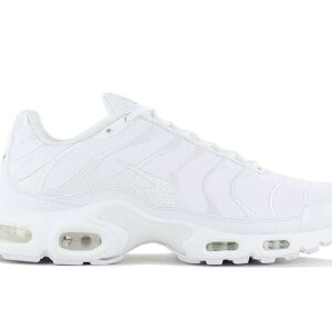 100% Original Nike !  Herstellerfarbe:  White / White - White    Obermaterial:  Leder   Zustand:  Neu  und  Originalverpackt          Der stylishe Nike Air Max Plus sorgt mit Tuned-Air für erstklassige Stabilität und unvergleichliche Dämpfung. Mit den geschwungenen Designlinien des Originals