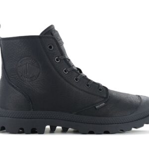 100% Original Palladium !  Herstellerfarbe:  Black   Obermaterial:  Leder (Echtleder)   Zustand:  Neu  und  Originalverpackt         Die originalen Palladium Boots ? seit 1947 legendärer Pampa Hi aus weichem