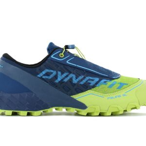 100% Original DYNAFIT !  Herstellerfarbe:  Lime Punch / Fjord   Obermaterial:  Mesh - Synthetik   Zustand:  Neu  und  Originalverpackt         Ein DYNAFIT Bestseller - perfekter Trail-Running Schuh für den Allround-Einsatz auf weichen und matschigen Trails. Dieser Trail-Running Schuh ist eine echte Allzweckwaffe. Mit seiner tiefen und aggressiven POMOCA-Laufsohle gewährleistet der Feline SL selbst auf sehr weichem und schlammigem Untergrund optimale Traktion.     Das Quick-Lacing System wird mit dem Schutz der Invisible-Lacing Technologie kombiniert. Dadurch ist eine schnelle und präzise Anpassung des Schuhs möglich und es gelangen keine kleinen Steine und Schmutz in den Schuh.     Ausgestattet mit einer stützenden und dynamischen Zwischensohle ist der Feline SL somit das perfekte Komplettpaket für jedes Multisport-Abenteuer.       Leichte Multisportschuhe zum Wandern