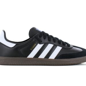 100% Original Adidas !  Herstellerfarbe:  Core Black / Cloud White / Gum5   Obermaterial:  Leder   Zustand:  Neu  und  Originalverpackt         Der Samba OG ist seit über fünf Jahrzehnten einer der beliebtesten Schuhe von adidas - zu Recht!      Von seinem früheren Dasein als Fußball-Treter hat er sich längst emanzipiert und macht schon lange als Sneaker die Straßen unsicher. Mit seiner cleanen Low-Top-Silhouette