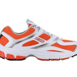 100% Original Reebok !  Herstellerfarbe:  Energy Orange / Grey / White   Obermaterial:  Mesh / Leder   Zustand:  Neu  und  Originalverpackt         Reebok bringt mal wieder ein extrem leichtes Schwergewicht an den Start: den Reebok Trinity Premier. Geboren in den frühen 2000ern kommt dieser klassische Laufschuh - samt Mesh- und Leder-Upper sowie DMXRIDE-Cushioning - nun zurück.       Upper aus Mesh und Leder.   DMXRIDE-Technologie.  Verstellbarer Schnürverschluss für individuellen Sitz.  Komfortable Polsterung am Bund und Zunge.  Reflektierende 3M-Details.  Reebok-Branding.  Griffige Gummi-Außensohle.