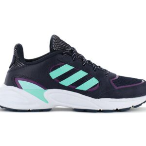 100% Original Adidas !  Herstellerfarbe:  Legend Ink / Bahia Mint / Tech Mineral   Obermaterial:  Leder - Mesh   Zustand:  Neu  und  Originalverpackt         Mit diesem Sneaker mit 90s-Vibe kombiniert adidas eine bequeme Dämpfung mit einem klassischen Look. Der adidas 90s Valasion gibt Dir überragenden Tragekomfort. Außerdem kommt er mit einem Obermaterial aus Leder und atmungsaktivem Mesh und einer OrthoLite® Einlegesohle für Komfort und optimale Dämpfung.       Obermaterial aus Mesh mit Wildleder- und Strukturleder-Overlays.  Reguläre Passform.  Schnürung für Style und optimalen Sitz.  Nahtlose 3 Streifen sind an beiden Seiten aufgebracht.  adidas Textillabel auf der Zunge angenäht.  Ortholite Float Einlegesohle sorgt für Komfort und optimale Dämpfung.  Dämpfende Cloudfoam Zwischensohle sorgt für Dämpfung.  Gummi-Außensohle für zusätzliche Strapazierfähigkeit.