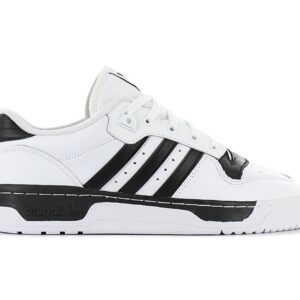 100% Original Adidas !  Herstellerfarbe:  Cloud White / Cloud White / Core Black   Obermaterial:  Leder   Zustand:  Neu  und  Originalverpackt         Der adidas Rivalry Low wird von Basketballern und Skatern schon lange für sein lässiges