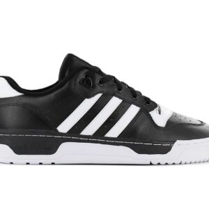 100% Original Adidas !  Herstellerfarbe:  Cblack / Ftwwht / Ftwwht   Obermaterial:  Leder   Zustand:  Neu  und  Originalverpackt         Kultur und Fashion schreiben ihre eigenen Regeln. Als Künstler und Musiker die cleane B-Ball-Silhouette des adidas Rivalry für sich entdeckten