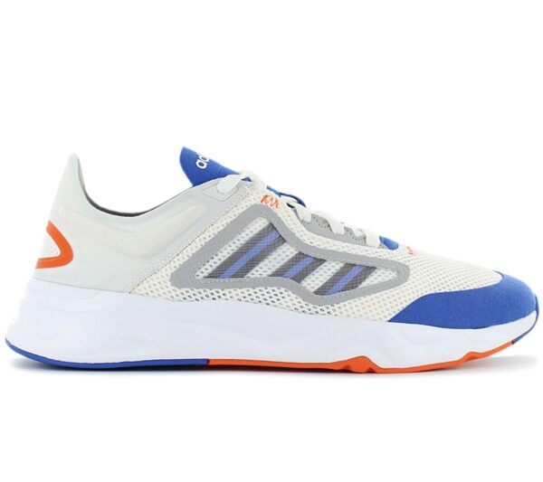 100% Original Adidas !  Herstellerfarbe:  Blue / Gray / Orange   Obermaterial:  Textil - Mesh   Zustand:  Neu  und  Originalverpackt         Hol dir lässigen Running-Style und Komfort für den Alltag. Dieser Sneaker verpasst deinem Outfit einen edgy Vibe. Der passgenaue Sitz und die Dämpfung sorgen bei jedem Schritt für Komfort pur.       Obermaterial aus Mesh