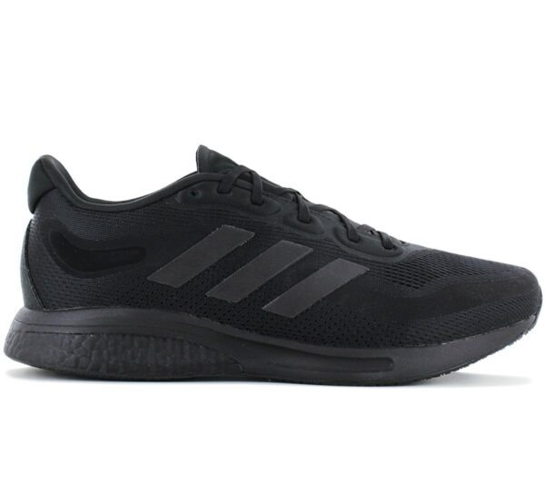 100% Original Adidas !  Herstellerfarbe:   Core Black / Core Black / Halo Silver   Obermaterial:  Mesh - Synthetik   Zustand:  Neu  und  Originalverpackt         Du nimmst dein Lauftraining ernst? Dann ist der adidas Supernova dein Laufschuh. Ein zuverlässiger Laufschuh für ein energiegeladenes Laufgefühl. Die Kombination aus flexibler Dämpfung im Vorfußbereich und reaktionsfreudiger Dämpfung im Fersenbereich garantiert dir dabei ein bequemes Tragegefühl.       Reguläre Passform.  Obermaterial aus Mesh.  Schnürung.  Hybrid-Zwischensohle mit Bounce und Boost Dämpfung.  Leichter Laufschuh.  Flexible Gummiaußensohle.  Gepolsterter Schuhrand.  Innenfutter Textil.