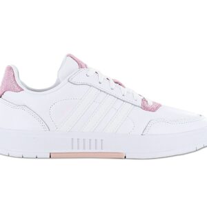 100% Original Adidas !  Herstellerfarbe:  Cloud White / Cloud White / Clear Pink   Obermaterial:  Leder   Zustand:  Neu  und  Originalverpackt         Hol dir klassischen Tennis-Style für den Alltag. Dieser adidas Sneaker kommt mit den legendären 3-Streifen und hat einen cleanen