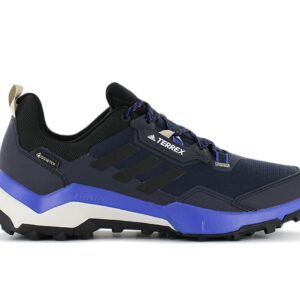 100% Original Adidas !  Herstellerfarbe:  Legend Ink / Core Black / Bold Blue   Obermaterial:  Mesh - Synthetik   Zustand:  Neu  und  Originalverpackt         Dieser adidas TERREX Wanderschuh macht jedes Outdoor-Abenteuer mit. Die GORE-TEX Membran hält die Füße auch bei nassen Bedingungen angenehm trocken. Der Schuh bietet die Dämpfung eines Trailrunning-Schuhs und die Stabilität eines Wanderschuhs. Außerdem sorgt die Außensohle aus Continental-Gummi für sicheren Grip auch bei Nässe. Du kannst also darauf vertrauen