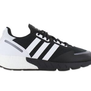 100% Original Adidas !  Herstellerfarbe:  Core Black / Cloud White / Black Silver   Obermaterial:  Textil - Mesh   Zustand:  Neu  und  Originalverpackt         adidas Sneaker mit Obermaterial aus gewirktem Mesh. Seit den 80ern vereint die ZX Serie Technologie und Kultur. Die Kombination aus Boost und EVA-Dämpfung sorgt den ganzen Tag über für ein angenehmes Tragegefühl.      Obermaterial aus gewirktem Mesh.  Stabiles Tragegefühl.  Schnürung für individuellen Style und optimalen Sitz.  Komfortable Polsterung am Bund und Zunge.  Laufsohle aus Gummi.  Boost und EVA-Zwischensohle.  adidas Details.  Innenfutter Textil.