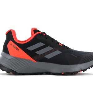 100% Original Adidas !  Herstellerfarbe:  Core Black / Grey Four / Solar Red   Obermaterial:  Mesh - Synthetik   Zustand:  Neu  und  Originalverpackt         Der adidas Terrex Soulstride ist ein neutraler Trailrunning-Schuh