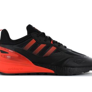 100% Original Adidas !  Herstellerfarbe:  Core Black / Solar Red / Solar Red   Obermaterial:  Textil - Mesh - Synthetik   Zustand:  Neu  und  Originalverpackt         Hier trifft Style auf Komfort. Durch die Innovation und Kombination aus energierückführender Dämpfung des progressivem Stylings ist die ZX-Familie bereit für den nächsten Schritt.  Die Boost Sohle sorgt für ein energiegeladenes und reaktionsfreudiges Laufgefühl.       Mesh-Obermaterial mit Overlays aus TPU.  Reaktionsfreudiger Sneaker mit optimalem Halt.  Innovative Boost Sohle.  Gummiaußensohle für perfekte Traktion.  Schnürsenkel.  adidas Branding.  Innenfutter Textil.