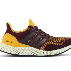 100% Original Adidas !  Herstellerfarbe:   Maroon / Core Black / Semi Solar Gold   Obermaterial:  Textil - Mesh   Zustand:  Neu  und  Originalverpackt         Diese Version der adidas Ultraboost kombiniert die Silhouette mit einer per 3D-Druckverfahren hergestellten 4D Zwischensohle. In dieser Version kommt er mit einem adidas Primeknit Obermaterial