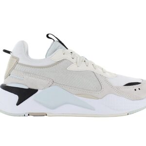 100% Original Puma !  Herstellerfarbe:  Puma White - Ice Flow   Obermaterial:  Leder - Textil   Zustand:  Neu  und  Originalverpackt         RS-X ? das neuste Mitglied der RS-Familie ? erfindet die Streetwear neu. Ganz im Sinne der Kollektion machen diese auffälligen Sneakers mit ihrer Silhouette und ihrer kühnen Formensprache Sport zur Kunstform. Ihr stylisches Design bietet ein Mesh-Obermaterial im Zusammenspiel mit Leder-Overlays