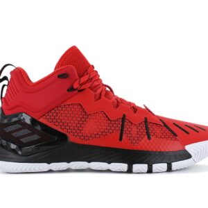 100% Original Adidas !  Herstellerfarbe:  Vivid Red / Core Black / Cloud White   Obermaterial:  Mesh / Synthetik   Zustand:  Neu  und  Originalverpackt         Inspiriert von der erfolgreichen Basketballreise von Derrick Rose