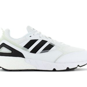 100% Original Adidas !  Herstellerfarbe:  Cloud White / Core Black / Cloud White   Obermaterial:  Textil - Mesh -  Synthetik   Zustand:  Neu  und  Originalverpackt         Diese  aus den adidas Archiven inspirierten ZX 1K Boost 2.0-Schuhe zeigen einen futuristischen Look aus elegantem Mesh und durchscheinenden Overlays. Die Halb-Boost-