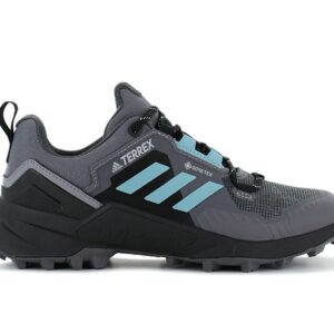 100% Original Adidas !  Herstellerfarbe:  Grey Five / Mint Ton / Core Black   Obermaterial:  Mesh - Synthetik   Zustand:  Neu  und  Originalverpackt         adidas TERREX Swift R3 GORE-TEX Wanderschuh kombiniert die Leichtigkeit und Dämpfung eines Trailrunning-Schuhs mit der Vielseitigkeit und Stabilität eines klassischen Wanderschuhs. Dank GORE-TEX Extended Comfort ist der Schuh wasserdicht und atmungsaktiv. Abriebfeste Verstärkungen erhöhen den Schutz im Gelände. Die verstärkte Ferse und die Zehenschutzkappe optimieren die Stabilität und den Schutz in steinigem Terrain. Die Continental Laufsohle punktet mit exzellentem Grip