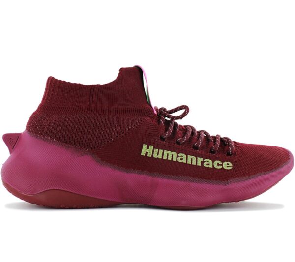 100% Original Adidas !  Herstellerfarbe:  Burgundy / Yellow / Pink   Obermaterial:  PRIMEKNIT Obermaterial   Zustand:  Neu  und  Originalverpackt         Adidas kreiert in Kollaboration mit Pharrell Williams ein richtiges Highlight. Der Human Race Sichona steht für Selbstausdruck und ist mit den Farben Collegiate-Burgundy