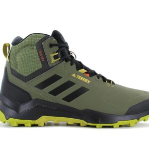 100% Original Adidas !  Herstellerfarbe:  Focus Olive / Core Black / Pulse Olive    Obermaterial:  Mesh - Synthetik   Zustand:  Neu  und  Originalverpackt         Mit diesem isolierten adidas Terrex Wanderschuh bremst dich auch an kalten Tagen nichts ein. Egal