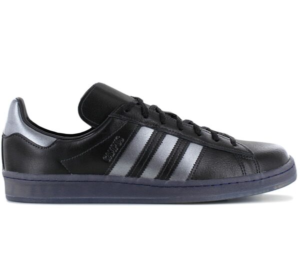 100% Original Adidas !  Herstellerfarbe:  Core Black / Core Black / Dash Grey   Obermaterial:  bestes Leder   Zustand:  Neu  und  Originalverpackt         Der kultige adidas Campus-Sneaker ist ein fester Bestandteil von Subkulturen auf der ganzen Welt. Diese Version der Schuhe beleuchtet eine Underground-Szene ? die Rave-Partys nach Einbruch der Dunkelheit in Los Angeles. Das Obermaterial aus weichem Leder besticht durch dezente Farbtupfer. Beim Einschnüren spürt man praktisch den Puls des Beats.      Obermaterial aus weichen Echtleder.   Regular fit.  Schnürung für individuellen Style und optimalen Sitz.  Komfortable Polsterung am Bund und Zunge.  Laufsohle aus Gummi.  adidas Details.  Innenfutter Synthetik.