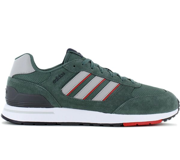 100% Original Adidas !  Herstellerfarbe:  Green Oxide / Grey Two / Vivid Red   Obermaterial:  Leder - Textil   Zustand:  Neu  und  Originalverpackt         Hier kommt Oldschool-Style mit modernem Komfort. Dieser Schuh hat eine weiche