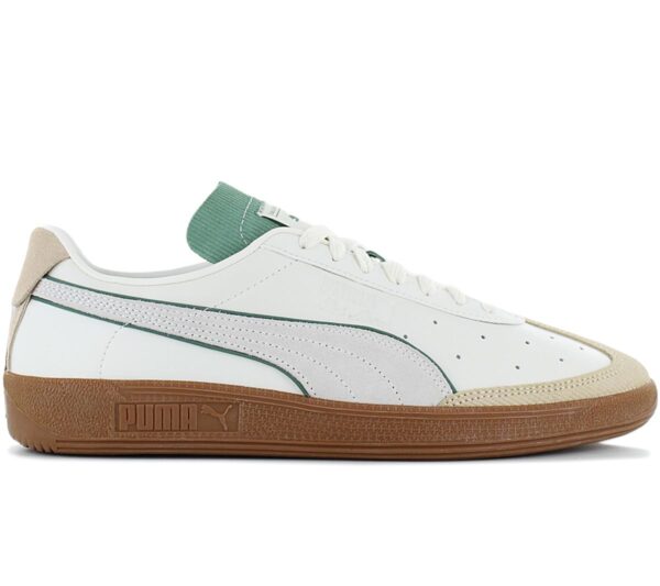 100% Original Puma !  Herstellerfarbe:  Pristine / Deep Forest   Obermaterial:  Leder   Zustand:  Neu  und  Originalverpackt        Signature-Schuh der Handballlegende Vlado Stenzel  mit dem Spitznamen  The Magician