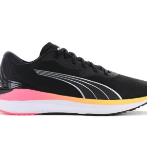 100% Original Puma !  Herstellerfarbe:  Black / Silver - Sunset Glow   Obermaterial:  Mesh / Synthetik   Zustand:  Neu  und  Originalverpackt         Pumas Electrify Nitro 2 ist ein überraschend gut gelungener Laufschuh für Neutralläufer