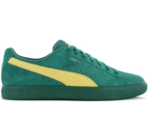 100% Original Puma !  Herstellerfarbe:  Evergreen / Sun Ray Yellow   Obermaterial:  Leder   Zustand:  Neu  und  Originalverpackt         Der PUMA Lifestyleschuh in Grün bietet dir ein bequemes Tragegefühl und überzeugt mit einem exzellenten Look. Optimaler Sitz und top Stabilität sind durch die normale Schnürung gesichert. Das atmungsaktive