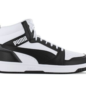 100% Original Puma !  Herstellerfarbe:  PUMA White / PUMA Black - Gray   Obermaterial:  Kunstleder   Zustand:  Neu  und  Originalverpackt         Inspiriert vom Basketball: der Rebound ist zurück