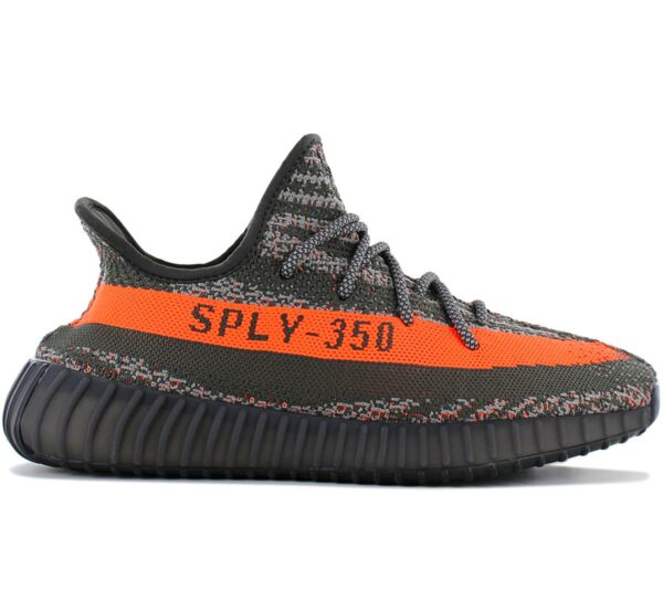 100% Original Adidas !  Herstellerfarbe:  Carbon Beluga / Steeple Gray / Solar Red   Obermaterial:  Primeknit   Zustand:  Neu  und  Originalverpackt       adidas Yeezy 350 V2 Carbon Beluga - limitierte Sneaker.     Adidas hat die langjährige Partnerschaft mit Kanye West