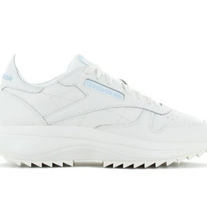 100% Original Reebok !  Herstellerfarbe:  Chalk / Blue Peak / Chalk   Obermaterial:  Leder   Zustand:  Neu  und  Originalverpackt         Ein Classic zum Abheben. Dieser Reebok Frauenschuh hat eine Plateau-Zwischensohle