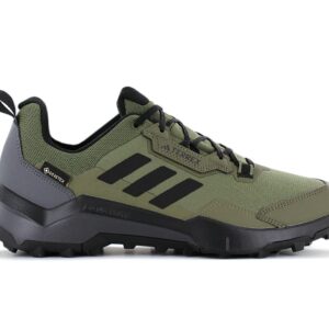 100% Original Adidas !  Herstellerfarbe:  Focus Olive / Core Black / Grey Five   Obermaterial:  Mesh - Synthetik   Zustand:  Neu  und  Originalverpackt         Dieser adidas TERREX Wanderschuh macht jedes Outdoor-Abenteuer mit. Die GORE-TEX Membran hält die Füße auch bei nassen Bedingungen angenehm trocken. Der Schuh bietet die Dämpfung eines Trailrunning-Schuhs und die Stabilität eines Wanderschuhs. Außerdem sorgt die Außensohle aus Continental-Gummi für sicheren Grip auch bei Nässe. Du kannst also darauf vertrauen