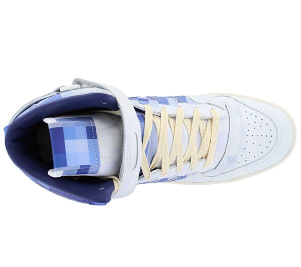 adidas Originals Forum 84 High - Closer Look - Herren Sneakers Schuhe Weiß ID7440<br> ADIDAS FORUM 84 HI CLOSER LOOK</br> - Image 3