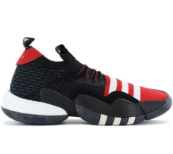 100% Original Adidas !  Herstellerfarbe:  Core Black / Better Scarlet / Off White   Obermaterial:  Mesh - Textil - Synthetik   Zustand:  Neu  und  Originalverpackt         Beim neuesten Signature-Schuh von adidas Basketball und Trae Young dreht sich alles um Agilität und Speed ? die beiden Elemente