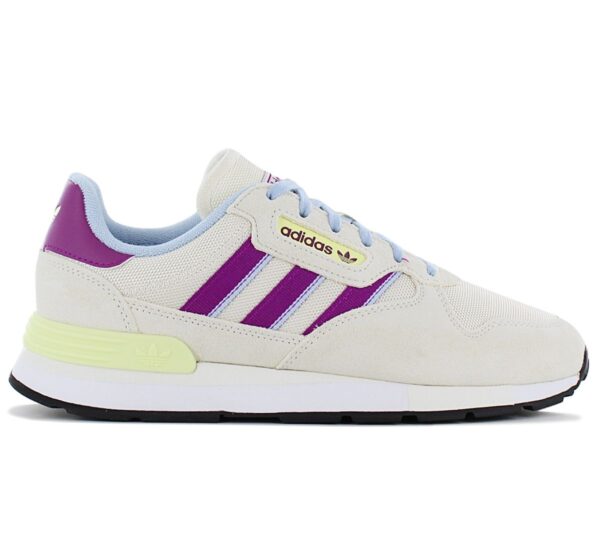 100% Original Adidas !  Herstellerfarbe:  Core White / Fuchsia / Clear Sky   Obermaterial:  Leder / Textil   Zustand:  Neu  und  Originalverpackt         Dieser adidas Sneaker ist von Schuhen aus den 80ern inspiriert und für die Straßen von heute designt. Er kombiniert Retrostyle mit modernem Komfort. Ein Vintage-Zungenlabel verpasst ihm einen nostalgischen Touch