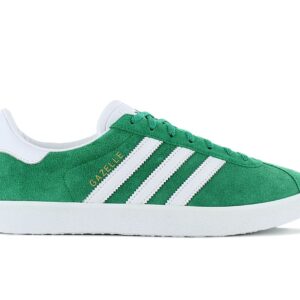 100% Original Adidas !  Herstellerfarbe:  Green / Cloud White / Gold Metallic   Obermaterial:  Suede-Leder   Zustand:  Neu  und  Originalverpackt         Gazelle hat zwar als Sneaker angefangen