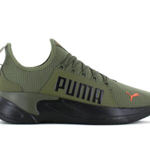 100% Original Puma !  Herstellerfarbe:  Olive Drab / Neon Sun / Black   Obermaterial:  Textil   Zustand:  Neu  und  Originalverpackt         Der Softride Premier Slip-On Laufschuh wurde aus PUMAs weltbekannten Softride-Komfortschaum und einzigartigen PUMA Design-DNA gefertigt. Er bietet dir genau die Performance