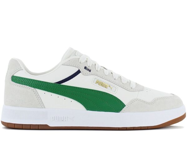 100% Original Puma !  Herstellerfarbe:  Warm White / Archive Green   Obermaterial:  Leder   Zustand:  Neu  und  Originalverpackt         Ein echter Klassiker der Trendsportmarke Puma ist dieser Sneaker. Beim Court Ultra trifft klassischer Sneaker Stil auf optimalen Komfort. Seine hochwertige Optik verdankt dieser zeitlose Freizeitschuh seinem Obermaterial aus Leder