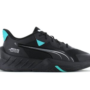 100% Original Puma !  Herstellerfarbe:  Puma Black / Spectra Green   Obermaterial:  Mesh / Synthetik   Zustand:  Neu  und  Originalverpackt         Der Maco SL ließ sich von der Aerodynamik der Formel-1 Wagen inspirieren. Dieser unkonventionelle und rebellische Style ist ein Ausdruck des modernen Motorsports. Die markante Linienführung in Anlehnung an innovative Sportwagen verleiht jedem Rennsport-Outfit den nötigen Speed. Mit diesem progressiven Look inhalierst du die Mercedes-AMG Petronas Motorsport-DNA.          Mercedes-AMG Petronas F1 Branding.   Leicht und atmungsaktiv.    Schnürung für individuellen Style und optimalen Sitz.   Laufsohle aus Gummi.   Formende Linien.   EVA-Zwischensohle.   Innenfutter aus Textil.