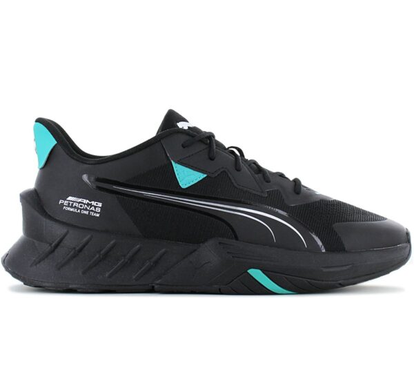 100% Original Puma !  Herstellerfarbe:  Puma Black / Spectra Green   Obermaterial:  Mesh / Synthetik   Zustand:  Neu  und  Originalverpackt         Der Maco SL ließ sich von der Aerodynamik der Formel-1 Wagen inspirieren. Dieser unkonventionelle und rebellische Style ist ein Ausdruck des modernen Motorsports. Die markante Linienführung in Anlehnung an innovative Sportwagen verleiht jedem Rennsport-Outfit den nötigen Speed. Mit diesem progressiven Look inhalierst du die Mercedes-AMG Petronas Motorsport-DNA.          Mercedes-AMG Petronas F1 Branding.   Leicht und atmungsaktiv.    Schnürung für individuellen Style und optimalen Sitz.   Laufsohle aus Gummi.   Formende Linien.   EVA-Zwischensohle.   Innenfutter aus Textil.