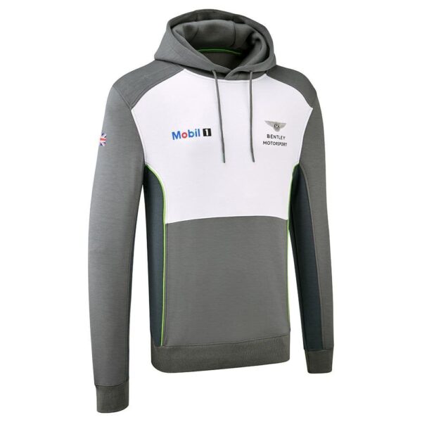 BENTLEY Motorsport Team Hoodie - Herren Pullover mit Kapuze Hoody Grau B14H2<br> BENTLEY TEAM HOODIE</br> - Image 4