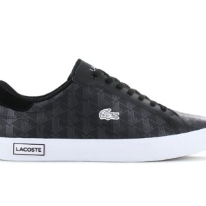 100% Original Lacoste !  Herstellerfarbe:  Black / White   Obermaterial:  Leder   Zustand:  Neu  und  Originalverpackt         Mit den Powercourt 124 Sneaker von Lacoste sitzt der sportliche Look bei jedem Outfit. Der Schuh hat einen niedrigen Schaft und eine runde Spitze sowie eine verstellbare Schnürung. Die leicht profilierte Sohle sorgt für einen sichereren Tritt.       Das Obermaterial aus Leder lässt die Haut atmen