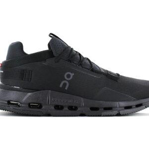 100% Original ON Running !  Herstellerfarbe:  All Black   Obermaterial:  Mesh / Synthetik   Zustand:  Neu  und  Originalverpackt         Cloudnova 2 - aus der neuen Generation.     Der softe Alltagsheld. Lauf-Technologie trifft Ästhetik: In diesem Schuh kommt alles zusammen