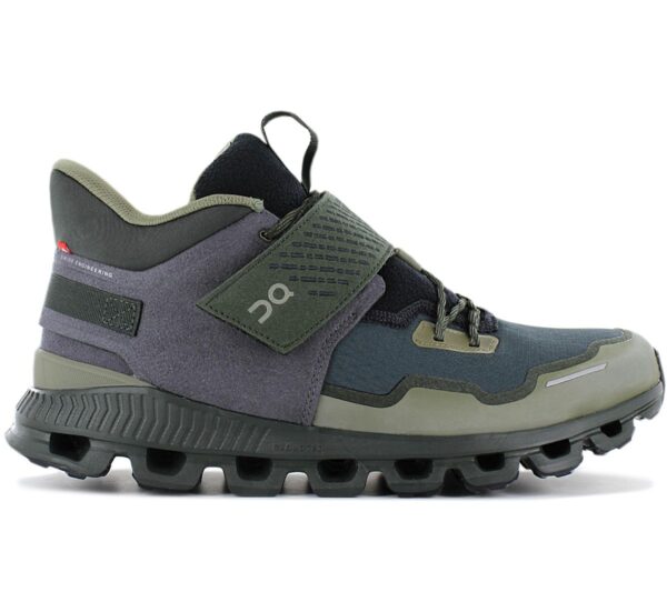 100% Original ON Running !  Herstellerfarbe:  Olive / Fir   Obermaterial:  Mesh - Synthetik   Zustand:  Neu  und  Originalverpackt         Dieses Modell verbindet sportliche High-Tech-Materialien und strassentaugliches Sneakerdesign. Verbundene CloudTec®-Elemente der nächsten Generation dämpfen den Aufprall und ein spezielles Speedboard? sorgt für Power. Gummi-Elemente fördern die natürliche Abrollbewegung und dank des neuen Zungen-Designs passt sich der Schuh jedem Fuss optimal an.       Der ultimative Komfortschuh ? für Abenteuer in der Stadt und auf Reisen.  Kombination aus ultraleichtem Mesh-Gewebe und Kunstnubuckleder sorgt für ein frisches Fussgefühl.  Details wie das Lace Loop-Logo