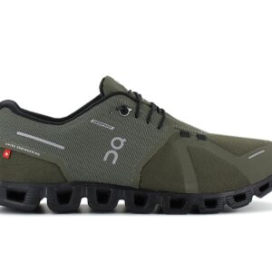 100% Original ON Running !  Herstellerfarbe:  Olive / Black   Obermaterial:  Mesh - Synthetik   Zustand:  Neu  und  Originalverpackt         Der ON Bestseller in der Wasserdichten Version aus der neuen Generation.  Besondere Merkmale des Cloud 5 Waterproof ist die wasserdichte Membran