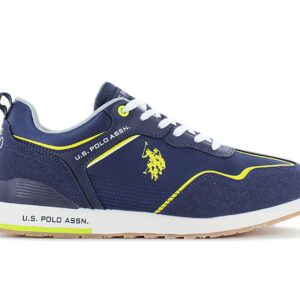 100% Original U.S. Polo Assn !  Herstellerfarbe:  Blu006   Obermaterial:  Mesh - Leder - Synthetik   Zustand:  Neu  und  Originalverpackt         Der coole Alltags-Sneaker U.S. POLO ASSN. Das Obermaterial besteht aus strapazierfähigem Material mit hervorragender Atmungsaktivität. Dies sind äußerst bequeme Schuhe für den täglichen Gebrauch - insbesondere für die Stadt.      Der Schaft besteht aus strapazierfähigem Material mit hervorragender Atmungsaktivität.  Markendetails.  Schnürung für individuellen Style und optimalen Sitz.  Komfortable Polsterung am Schaftrand und Zunge.  Die Sohle dieser Schuhe besteht aus einem innovativen Material.  Atmungsaktiv.  Innenfutter Textil.