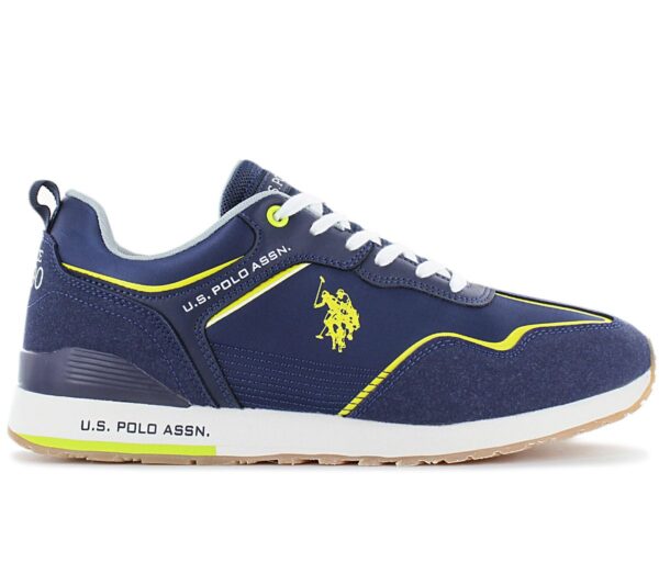 100% Original U.S. Polo Assn !  Herstellerfarbe:  Blu006   Obermaterial:  Mesh - Leder - Synthetik   Zustand:  Neu  und  Originalverpackt         Der coole Alltags-Sneaker U.S. POLO ASSN. Das Obermaterial besteht aus strapazierfähigem Material mit hervorragender Atmungsaktivität. Dies sind äußerst bequeme Schuhe für den täglichen Gebrauch - insbesondere für die Stadt.      Der Schaft besteht aus strapazierfähigem Material mit hervorragender Atmungsaktivität.  Markendetails.  Schnürung für individuellen Style und optimalen Sitz.  Komfortable Polsterung am Schaftrand und Zunge.  Die Sohle dieser Schuhe besteht aus einem innovativen Material.  Atmungsaktiv.  Innenfutter Textil.