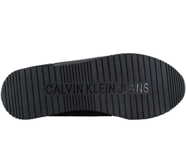 Calvin Klein Runner Sock Laceup - Herren Sneakers Schuhe Schwarz YM0YM00553-0GL<br> CALVIN KLEIN RETRO RUNNER SOCK LACEUP N</br> - Image 4