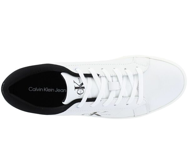 Calvin Klein Classic Cupsole Low Leather  - Herren Sneakers Schuhe Leder Weiß YM0YM00864-01W<br> CALVIN KLEIN CLASSIC CUPSOLE LOW ML-LTH</br> - Image 3