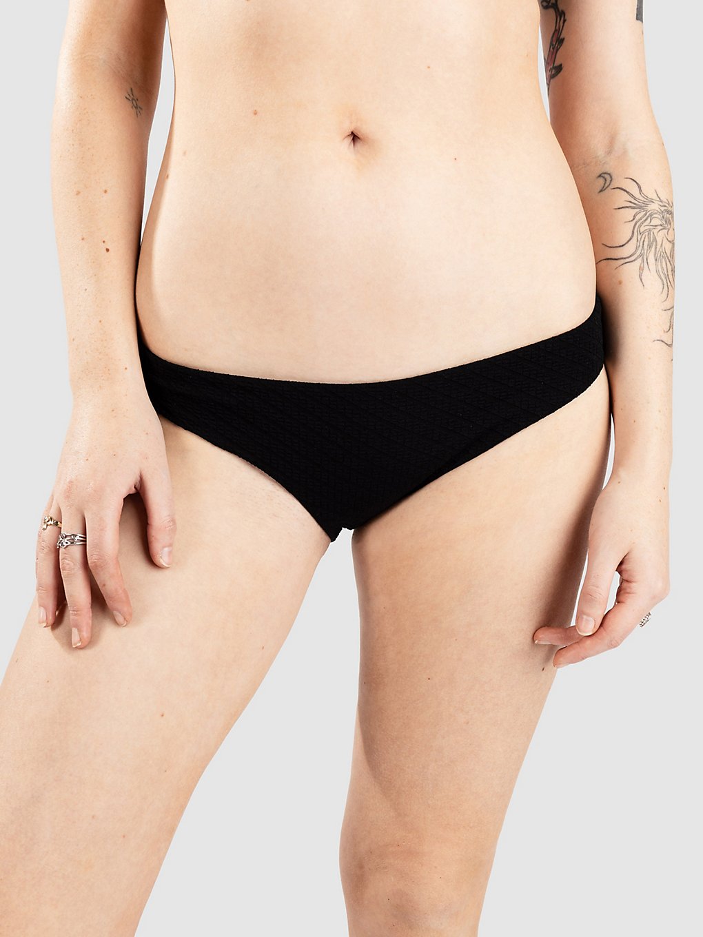 Rip Curl Custom Rib Full Bikini Bottom schwarz